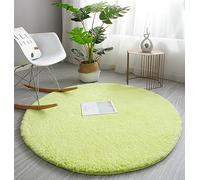 PALVIT Tappeto rotondo morbido, 80 x 80 cm, grande, per soggiorno, cucina, camera da letto, con fondo antiscivolo, piccolo e morbido tappeto a pelo lungo per ingresso, corridoio, Thich