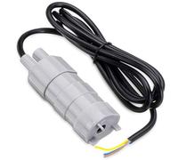 Palwin - Pompa sommersa DC 12 V, mini pompa elettrica dritta, altezza 5 m, cavo 1,5 m, 600 l/h, per acquari, piscine, stagni, giardini, roulotte