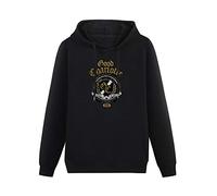 Pamanduo Kenneth Morgan Good Charlotte' Crest' Hoodies Pullover Hooded with Drawstring Pockets Hoody Sweatershirt Black M