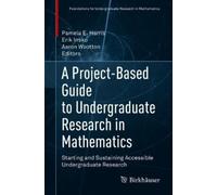 Pamela E. Harri A Project-Based Guide to Undergraduate Resear (Copertina rigida)