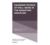 Pamela L. Perre Examining the Role of Well-Being in the Marke (Copertina rigida)