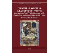 Pamela Robinson Teaching Writing, Learning to Write (Copertina rigida)