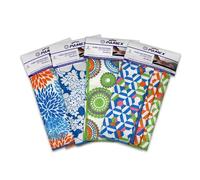 PAMEX - Panno in microfibra stampato 30x40-12 panni in totale (4 set da 3 pezzi)