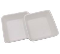 Pami set 6 coppetta in melamina rettangolare 2 scomparti 15x 9,2x4