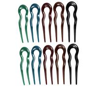 PAMINGONO 10 pezzi Forcine Capelli Forchetta Vintage in Resina Bastoncini per Chignon Donna Accessori Leggeri e Resistenti per Acconciature Eleganti da Festa e Uso Quotidiano