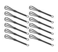 PAMINGONO 12 Pezzi Bastoncini per Mescolare Colore dei Chioma in Plastica Neri, Miscelatore Manuale Professionale per Tinture da Salone, Mini Frusta per Tinta Chioma