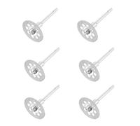 PAMINGONO 12 Pezzi Disco da Taglio Diamantato da 22mm 8 Fori, Rivestito in Emery per Taglio di Porcellana e Carburo Cementato, Accessorio per Utensili Rotanti