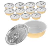 PAMINGONO 12 Pezzi Lattina Di Alluminio Trattare Le Scatole Lattine Vuote Barattolo Ermetico Ricaricabile Barattolo Di Scatola Di Tonno Lattine Di Barattoli Di Unguento Vuoti