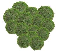 PAMINGONO 14 Palline Decorative Verdi in Schiuma e Plastica, Facili da Gestire, per Centrotavola e Decorazioni per Matrimoni e Sala da Pranzo, Stile Nordico e Pastorale
