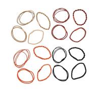 PAMINGONO 16 Elastici Per - Elastici Per Intrecciati Per Donne Ragazze E Bambini - Fasce Elastiche Per - Stile Vintage