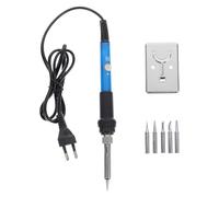 PAMINGONO 1set Saldatore Elettrico Regolabile con Punta Microelettronica Stazione Saldante Professionale per Elettronica Riscaldamento Rapido e Temperatura Stabile Kit Strumenti Affidabile