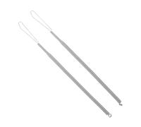 PAMINGONO 2 Molle Chiudiporta a Molla in Metallo con Ganci per Porte Interne a Zanzariera 70-80 Cm con Chiusura Automatica Silenziosa per Uso Domestico e Ufficio