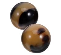 PAMINGONO 2 Palline da Handball Fitness in Resina per Esercizi le Dita Palle da Massaggio Compatte per Recupero Mani per Anziani Ufficio e Viaggi