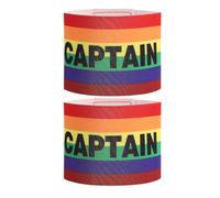 PAMINGONO 2 pezzi Fascia Capitano Calcio Regolabile Elastico Ampio per Adulti e Giovani Accessorio Resistente per Allenamenti e Partite di Calcio e Basket