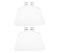 PAMINGONO 2 Pezzi Occhiali di Protezione per Smerigliatrice da Banco in Plastico Trasparente Installazione Facile, Scudo Protettivo per Lavoro su Banco e Uso Domestico