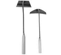 PAMINGONO 2 pezzi Zappe Manuali in Acciaio per Giardino Strumenti Portatili per Diserbo e Sarchiatore per Erbacce Lama Affilata e Resistente per Orto e Coltivazione