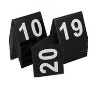 PAMINGONO 20 Pezzi Segnaposto V Shaped Acrilico per Tavolo Segni Eleganti per Matrimoni e Ricevimenti Doppia