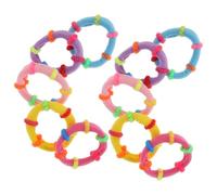 PAMINGONO 200 Elastici per Chioma in Poliestere per Bambine, Morbidi e Resistenti, Design Piccolo e Confortevole, per Legare i Chioma e Formare Braccialetti
