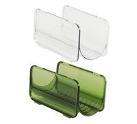 PAMINGONO 2pezzi Portabottiglie Impilabile in Pp per Bottiglie d Acqua Organizer per Bottiglie da Cucina Scrivania Design Moderno e Pratico