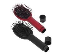 PAMINGONO 2pezzi Spazzola Per Nascosta Con Contenitore Sicuro e Portatile Di Pettini Diversivi Per Storage Discreto
