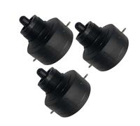 PAMINGONO 3 pezzi Tweeter Auto Piezoelettrico Sostitutivo Tromba Audio Alta Efficienza per Altoparlanti Auto Design Durevole e Funzionale per Sostituzione Segnalatore Acustico