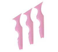 PAMINGONO 3 Pz Righello di bellezza in silicone cuscinetti per ciglia matita per eyeliner in gel labbro makeup kit make up kit aiuto per gli stampini per ombretto stencil guida per il trucco