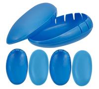 PAMINGONO 3paia Copri Orecchie Protettivi Per Tinture Cuffie Doccia Silicone Sicuro Viaggio Casa Donne Adatti