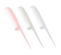PAMINGONO 3pezzi Pettine Portatile Coda Di Ratto Pieghevole Con Denti Per Separazione Intrecciare e Districare Strumento Multi-funzione Per Acconciature Adatto Per Uomini e Donne