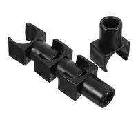 PAMINGONO 4 Pezzi Guida a U per Sedile Sedia a Rotelle, Accessori Plastica per Tubi 2,2 CM, Blocchi di Supporto Scorrevoli per Ausili di Mobilità, Installazione Semplice e Sicurezza