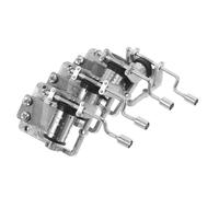 PAMINGONO 4 Pezzi Meccanismo Carillon a Manovella 4 Pezzi Grigio Argento Melodie “Castello Sospeso”, “per Elisa”, “canone”, “la Città Incantata” - Ricambio Musicale Fai da Te per Riparazione