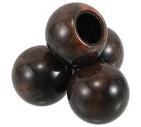 PAMINGONO 4 pezzi Tappi in Resina per Flaconi Spray Miniatura Design Sferico Elegante Cappucci Ricambio per Boccette Profumo Leggeri e Resistenti per Bottiglie Profumo Coperture Cilindriche