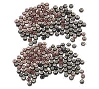 PAMINGONO 400 Pezzi Anelli Nano Rivestiti in Silicone 3 MM per Extension Chioma Micro Perline Leggere Invisibili per Trecce Accessori per Styling senza Attrezzi Adatti a Chioma Fini e