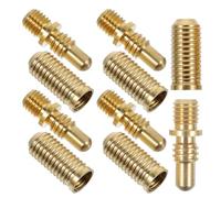 PAMINGONO 5 set Viti in Ottone per Giunto Stecca da Biliardo Prolunghe Resistenti in Rame Connessione Sicura e Stabile per Riparazione Stecche da Pool Viti Hardware per Giunti Robusti