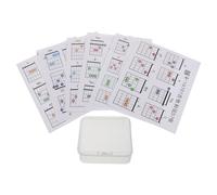 PAMINGONO 57 Carte Accordi per Chitarra per Principianti Custodia Portatile Tabella Didattica Facile e Schede Musicali per Apprendimento e Pratica in Movimento