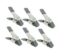 PAMINGONO 6 Morsetti a Molla per Fondali da 4 Pollici Clip per Video e Mussola Impugnatura Ergonomica e Cuscinetto Antiscivolo Accessori per Studio Fotografico e Modellismo