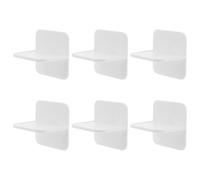 PAMINGONO 6 Pezzi Ancoraggi Adesivi per Mobili Antiribaltamento senza Trapano Cinghie di Sicurezza per per Armadi e Cassettiere Fissaggio da Parete per Protezione Ambienti Domestici