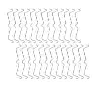 PAMINGONO 60 Pezzi Clip per Pannelli Forati in Acciaio Inox, Ganci di Sicurezza per Garage e Officina, Accessori per Pannello per Fissaggio Resistente e Versatile