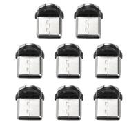 PAMINGONO 8 Pezzi Adattatore Magnetico USB C in Pvc, Rotazione 360 Gradi | Connettore per Cavo di Ricarica, Adsorbimento Forte, Prolunga la Vita della Porta, Nero