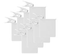 PAMINGONO 8 Pezzi Separatore per Frigorifero in ABS Resistente Organizzatore per Bottiglie e Alimenti Divisori e Freezer per Mantiene Ordinato e Protegge Gli Spazi