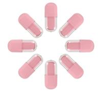 PAMINGONO 8 Tubetti Ovali per Lucidalabbra 3 Ml Riutilizzabili in Plastica Rosa con Applicatore a Bacchetta, Contenitori da Viaggio per Balsamo Labbra con Chiusura Ermetica, Kit