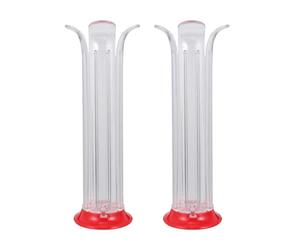 PAMINGONO Affetta Pomodori Portatile in Plastica, Set 2 Pezzi Sicuro per Tagliare Pomodori e Frutta a Cubetti per Insalate e Pizza