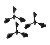 PAMINGONO Alloggiamento per Sensore Velocità Vento in Abs Resistente al Flusso D'aria ad Alta Velocità, Confezione da 3 Pezzi per Anemometro Esterno Nero