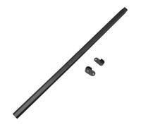 PAMINGONO Asta Appendiabiti in Metallo Regolabile 42-70 Cm Base, Tirante per Armadio Nero Anti-graffio, Tubi per Armadi per Organizzazione Guardaroba e Supporto Vestiti