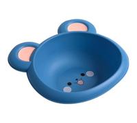 PAMINGONO Bacinella per Neonati in Plastica PP Blu Lavabo Multifunzionale per Design Cartoni Animati Mini Lavandino per Piedi Grande Capacità e Impilabile per Bagnetto e Pediluvio