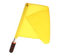 PAMINGONO Bandiera Segnale da Arbitro Giallo per Gara e Traffico Leggera e Portatile per Dirigere e Incitare Squadre in Competizioni e Eventi Sportivi