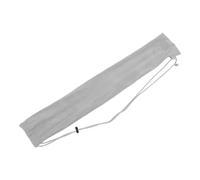 PAMINGONO Borsa Porta Flauto in Velluto Grigio 14X75 CM Tracolla Regolabile Custodia Protettiva da Viaggio per Strumenti Musicali Organizer per Clarinetto e Flauto