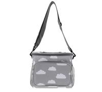 PAMINGONO Borsa Termica per Pranzo Oxford Grigio Sacchetto Bento Caldo e Freddo Isolato Borsa Portaoggetti Leggera e per Picnic Lavoro e Gite All’Aperto