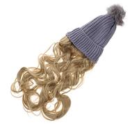PAMINGONO Cappello Beanie Invernale Con Extension Per Berretto Knit Morbido e Realistico Per Escursioni e Attività All Aperto