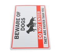 PAMINGONO Cartello in Metallo Vintage Attenti al Cane Resistente alle Intemperie per Decorazione da Giardino e Recinzione Segnale Avviso Visibile per Esterni
