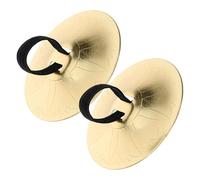 PAMINGONO Cembali da Dito in Rame Leggeri e Facili da Impugnare, Accessori per Danza del Ventre e Feste, Strumento Musicale Piccolo Portatile Cordino